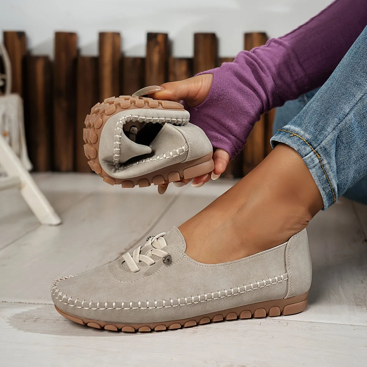 Mocassins ergonomiques soutien anatomique semelle antidérapante – Image 8