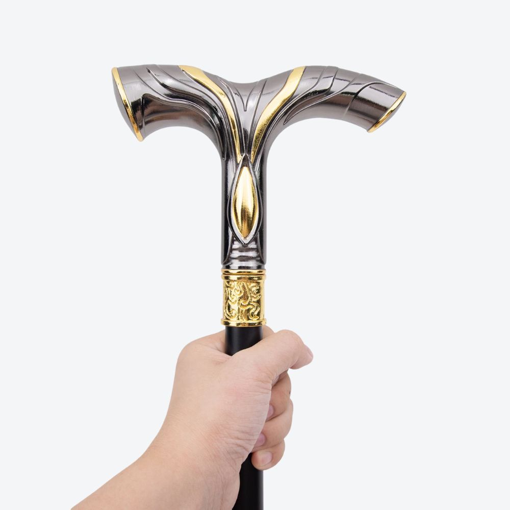 Canne de marche détachable acier allié poignée T – Image 9