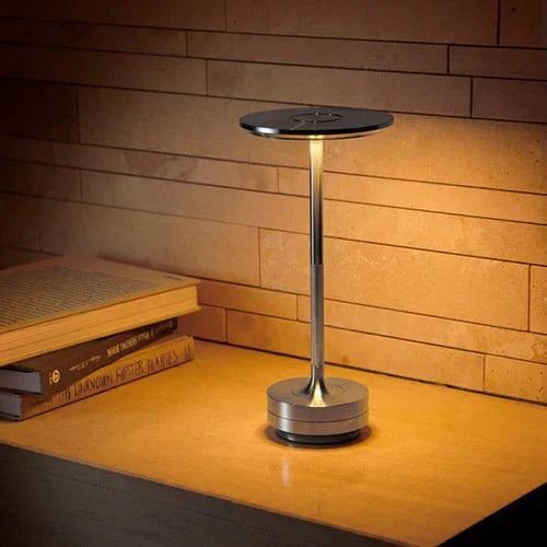 Lampe de table sans fil rechargeable métal 3 intensités – Image 12