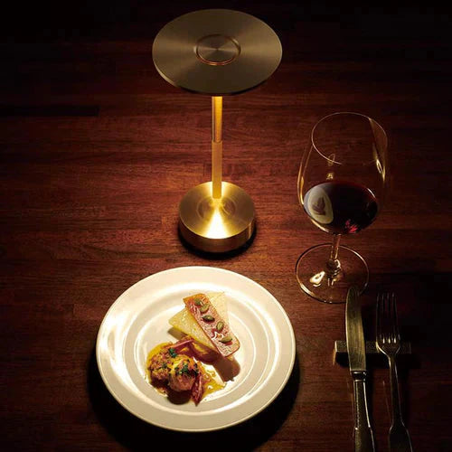 Lampe de table sans fil rechargeable métal 3 intensités – Image 5