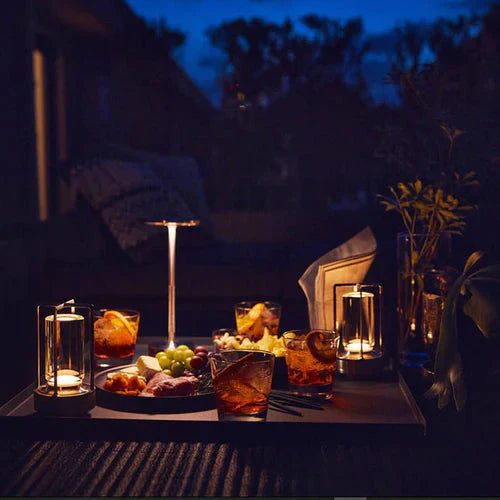 Lampe de table sans fil rechargeable métal 3 intensités – Image 8