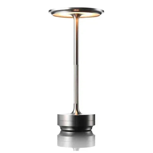 Lampe de table sans fil rechargeable métal 3 intensités – Image 2