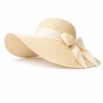 Chapeau Femme Paille Naturelle Léger Aéré