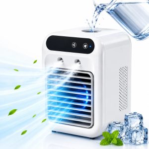 Refroidisseur d'air portable rechargeable 2 vitesses 25m²