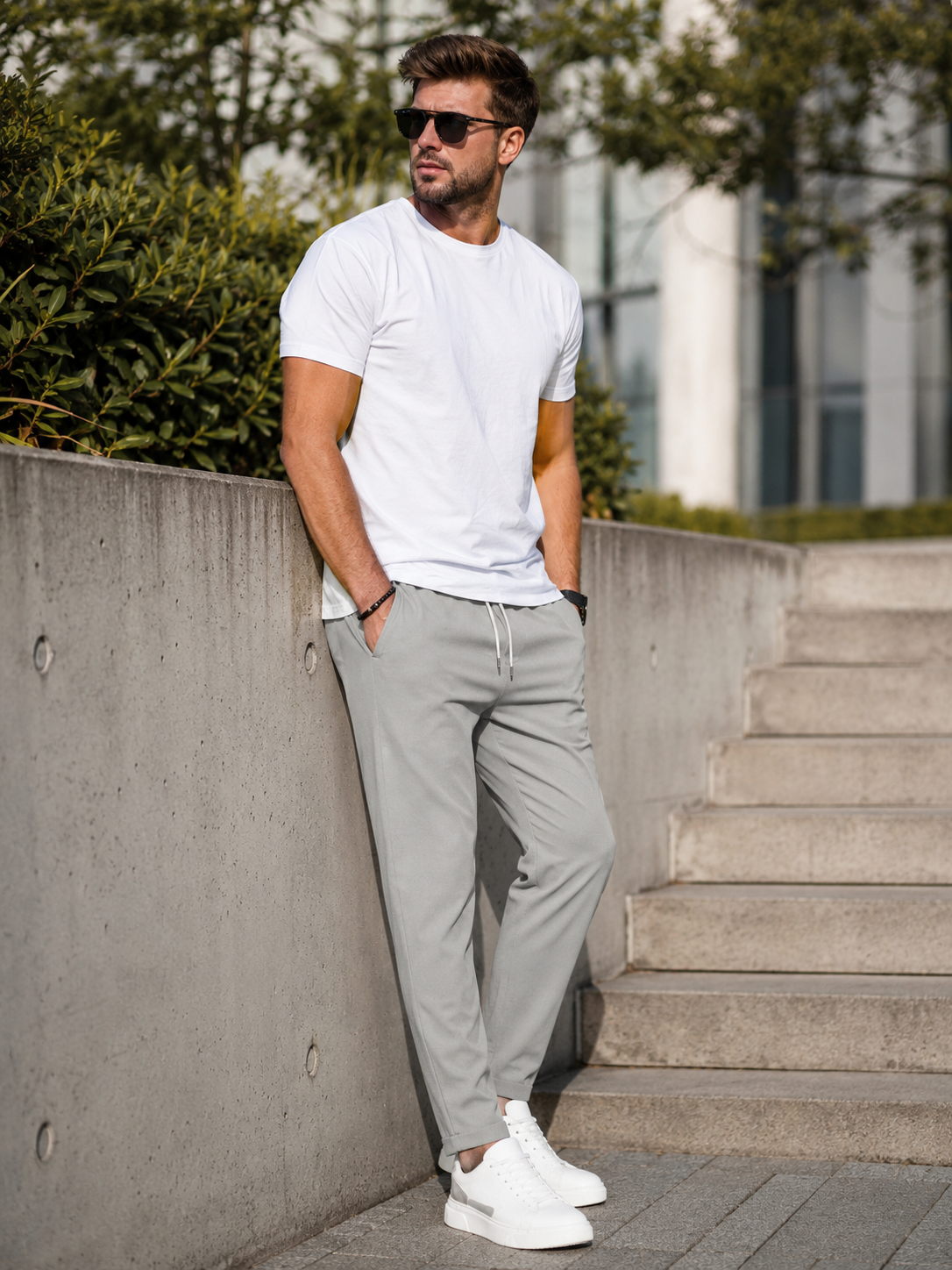 Pantalon homme technologie stretch liberté de mouvement