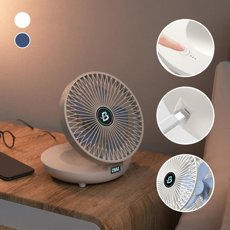 Ventilateur rechargeable portable avec télécommande – Image 5