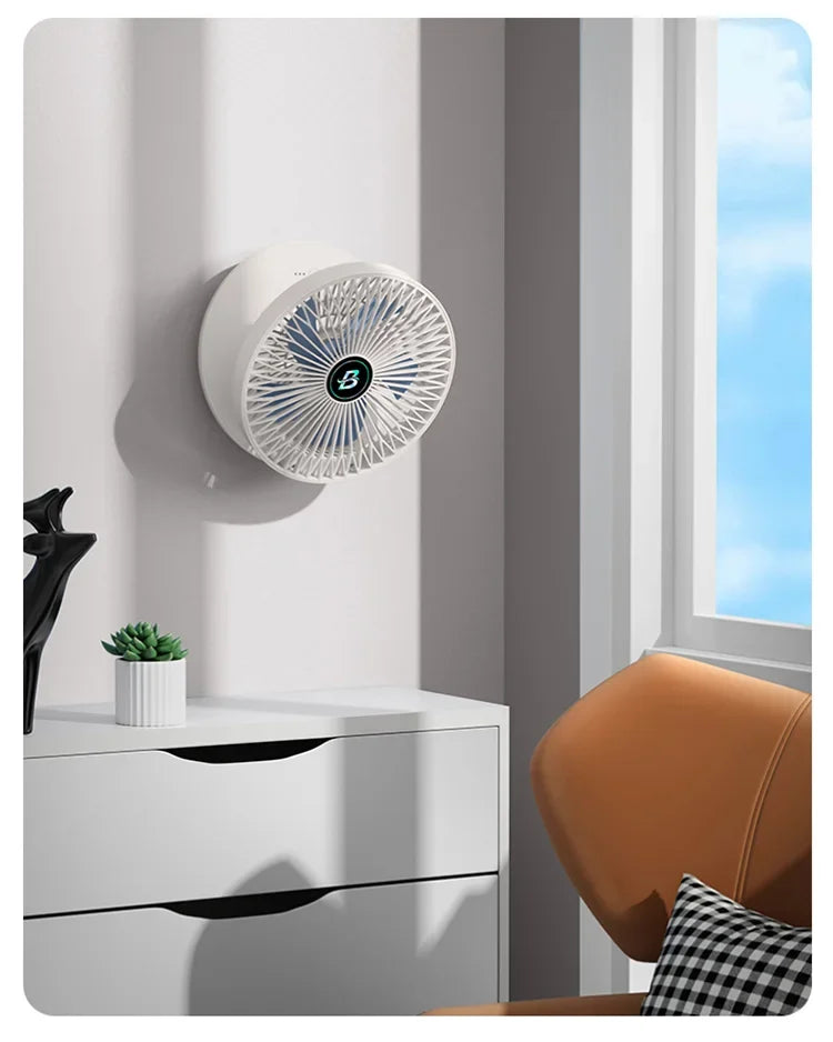 Ventilateur rechargeable portable avec télécommande – Image 6