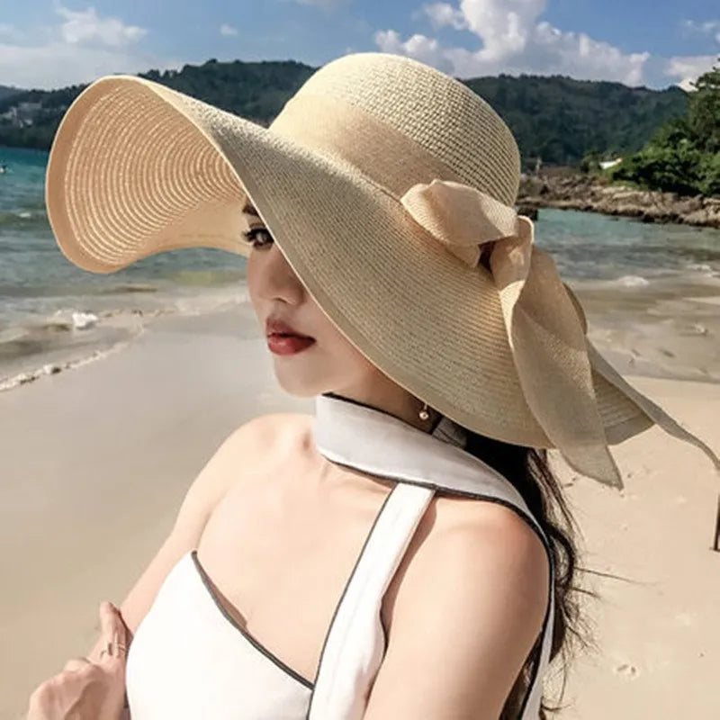 Chapeau Femme Paille Naturelle Léger Aéré – Image 7
