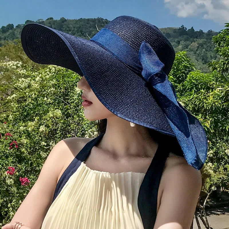 Chapeau Femme Paille Naturelle Léger Aéré – Image 9