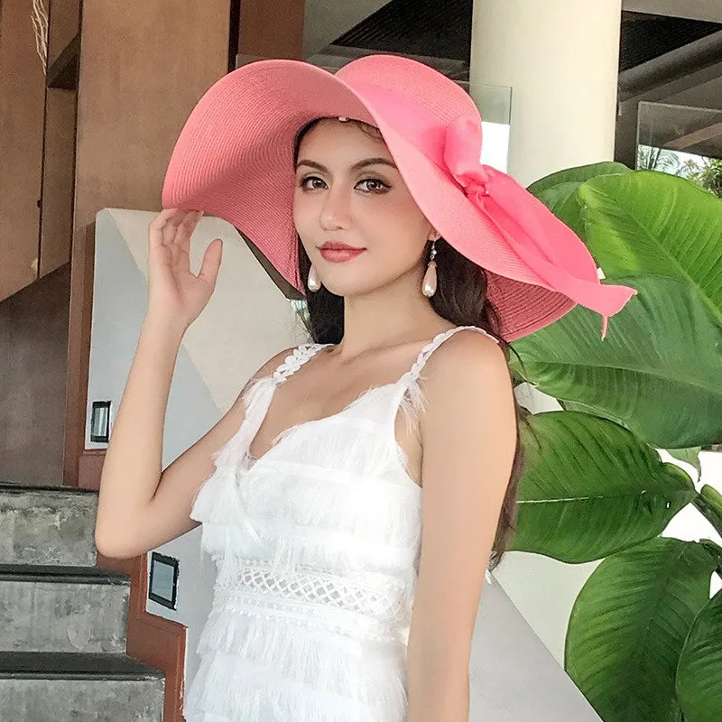 Chapeau Femme Paille Naturelle Léger Aéré – Image 11