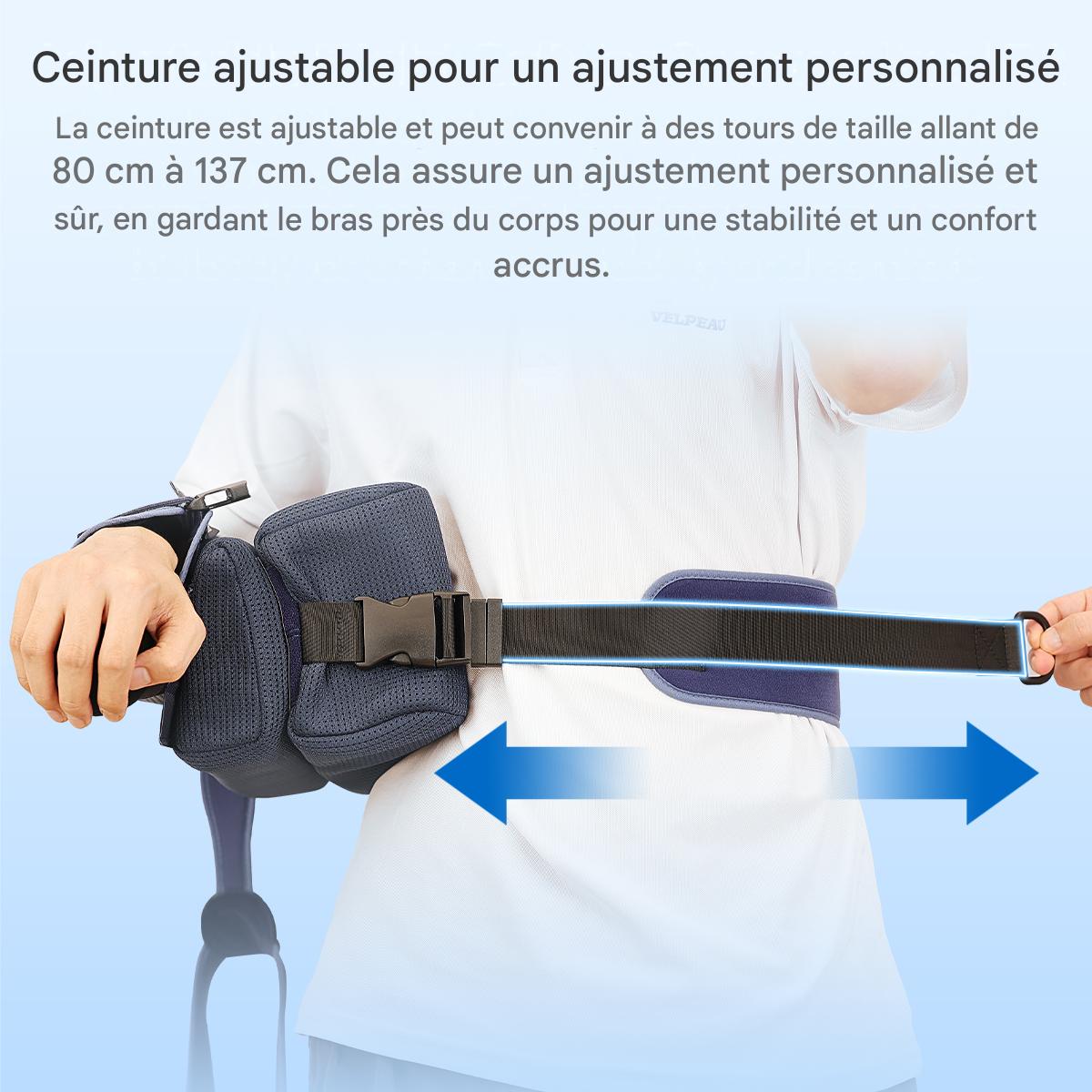 Écharpe d'abduction épaule respirante avec balle de préhension – Image 10
