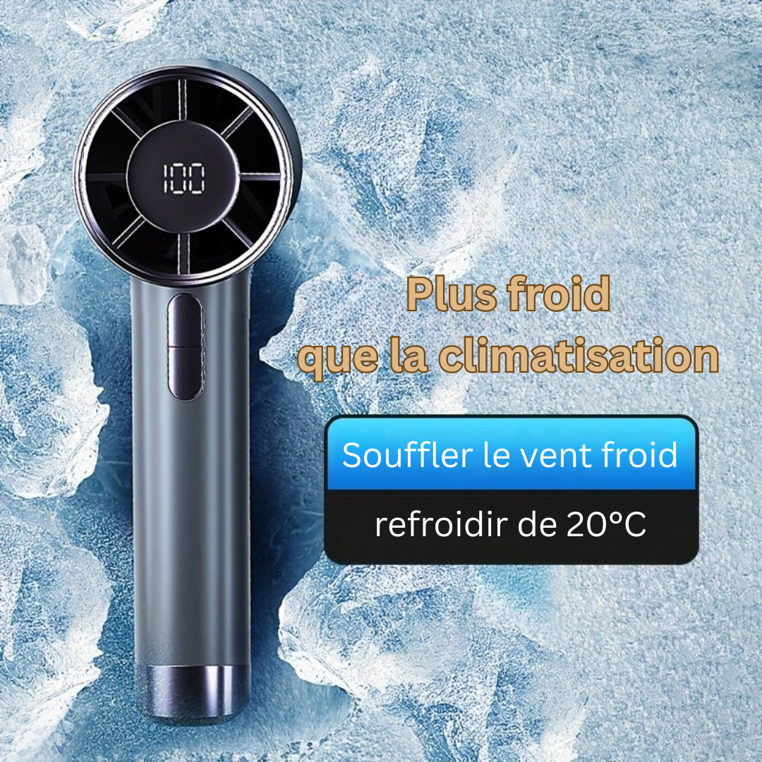 Ventilateur portable 5 vitesses autonomie 6h USB – Image 5