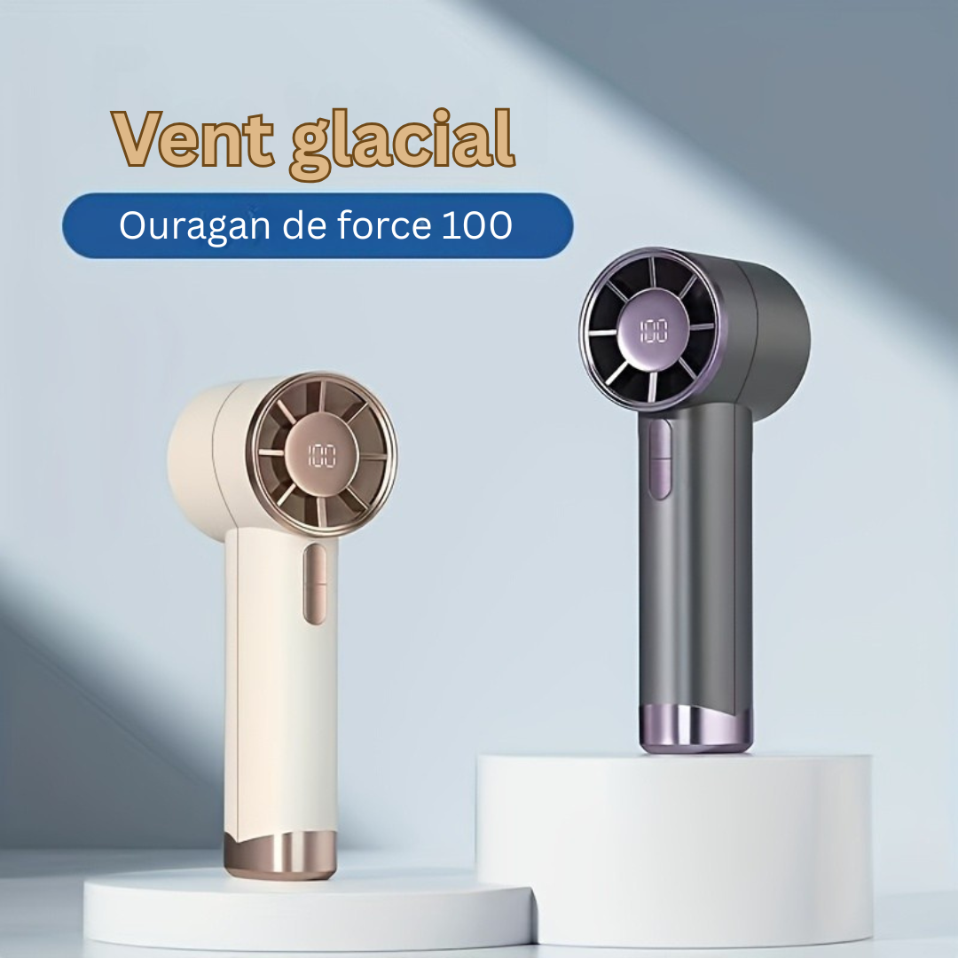 Ventilateur portable 5 vitesses autonomie 6h USB – Image 4