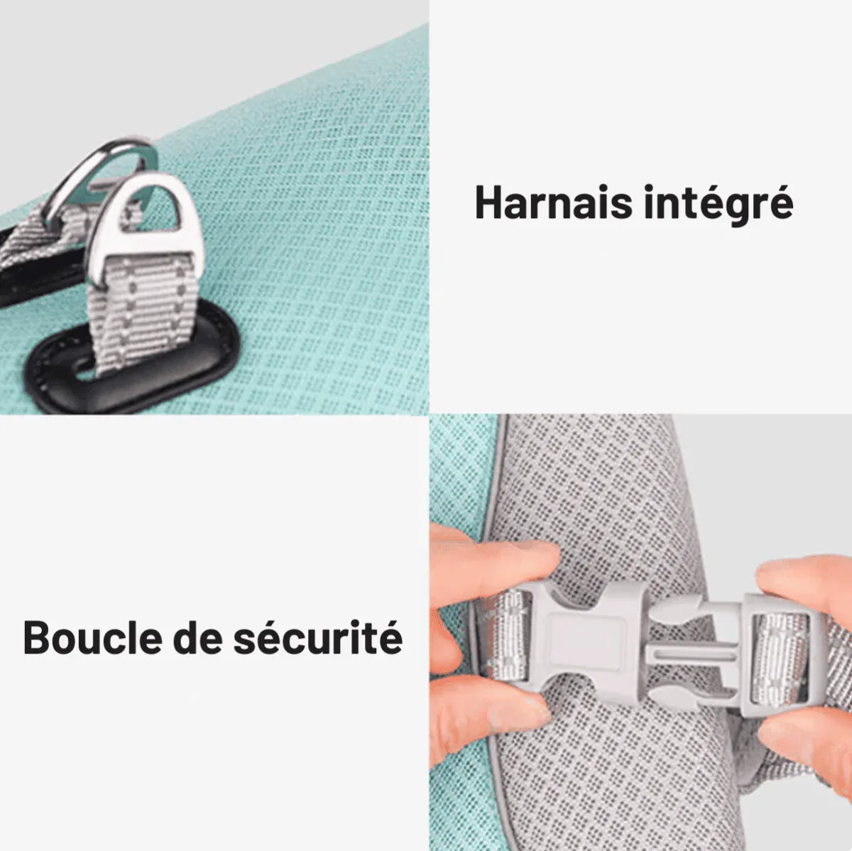 Gilet rafraîchissant chien harnais intégré protection UV – Image 7