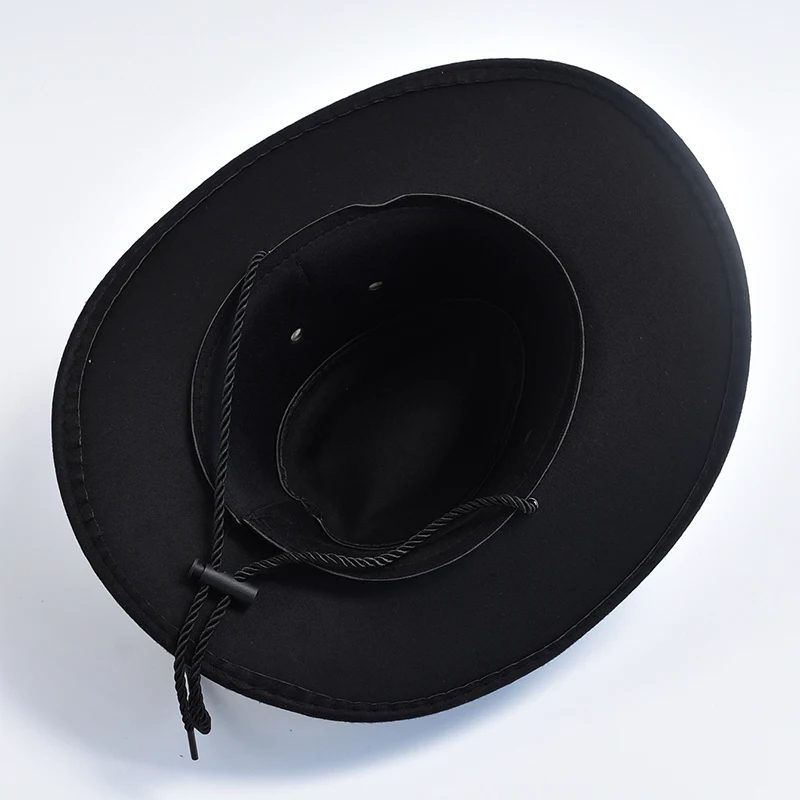 Chapeau Cowboy Cowgirl Daim Artificiel Taille 56-58cm – Image 6