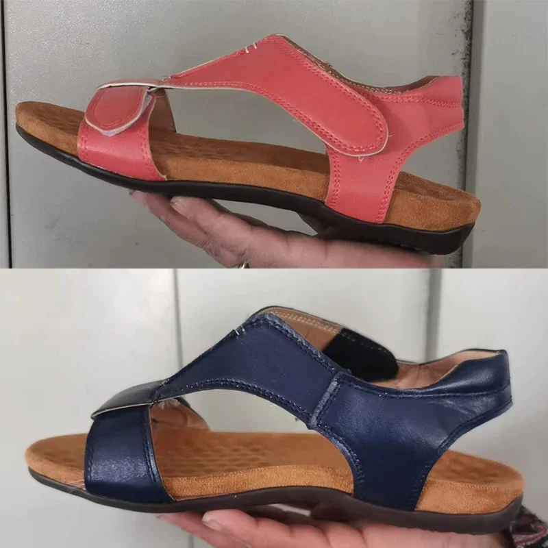 Sandales femme semelle liège antidérapante ajustable – Image 4