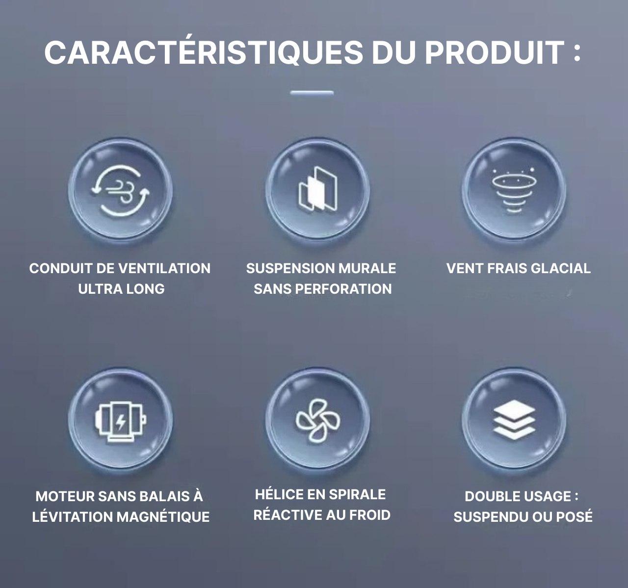 Climatiseur mobile rechargeable tactile autonomie 8h – Image 13