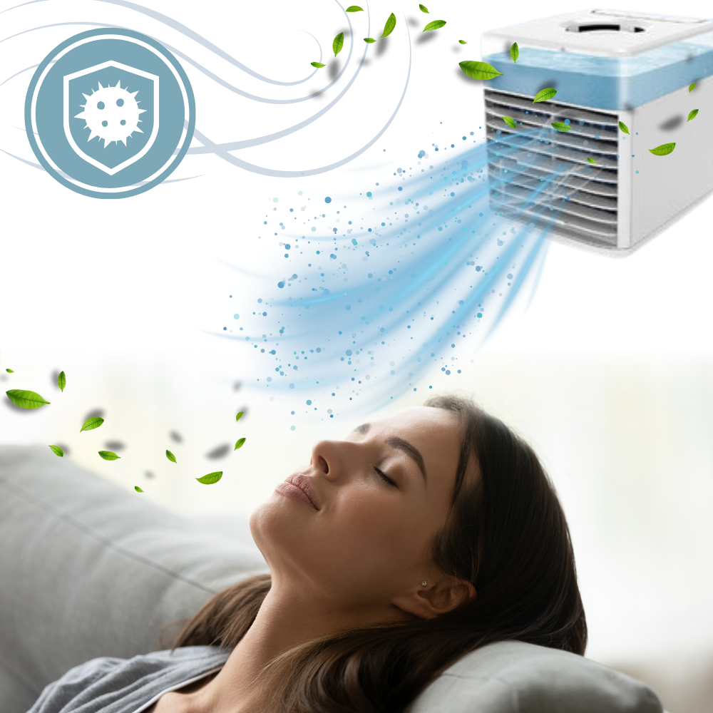 Climatiseur portable filtration avancée lumière d'ambiance – Image 4