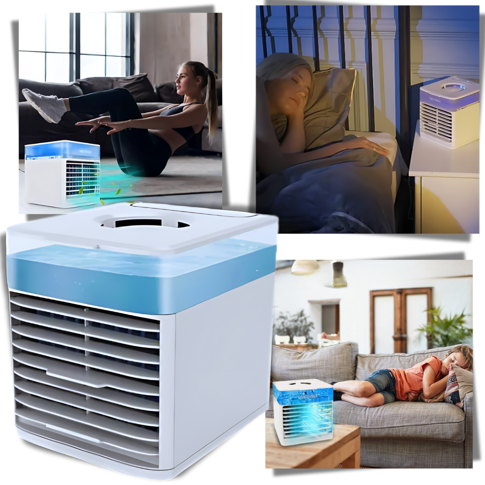 Climatiseur portable filtration avancée lumière d'ambiance – Image 2