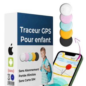 Traceur GPS enfant IP67 longue autonomie sans abonnement