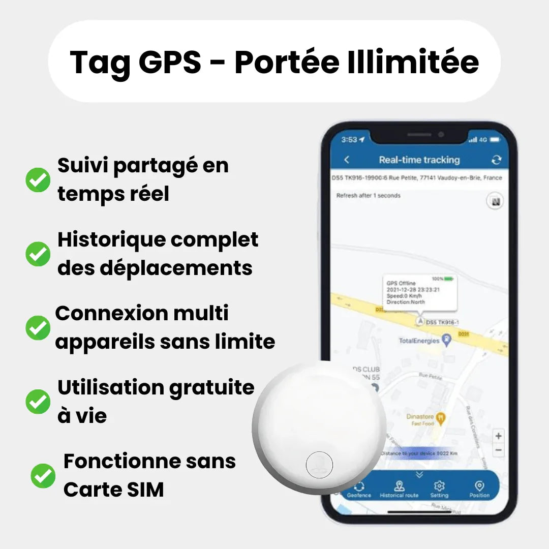 Traceur GPS enfant IP67 longue autonomie sans abonnement – Image 6