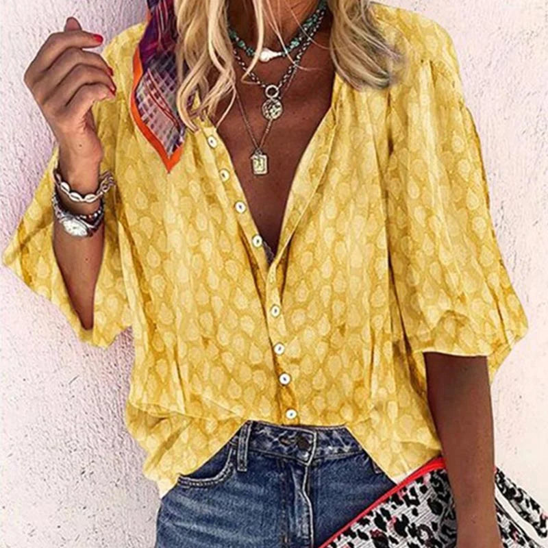 Blouse femme matière fonctionnelle respirante indéformable – Image 5