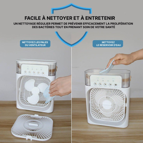 Ventilateur Brumisateur Portable USB 3 Vitesses 600ml – Image 12