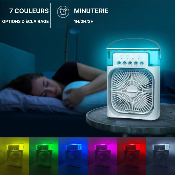 Ventilateur Brumisateur Portable USB 3 Vitesses 600ml – Image 10