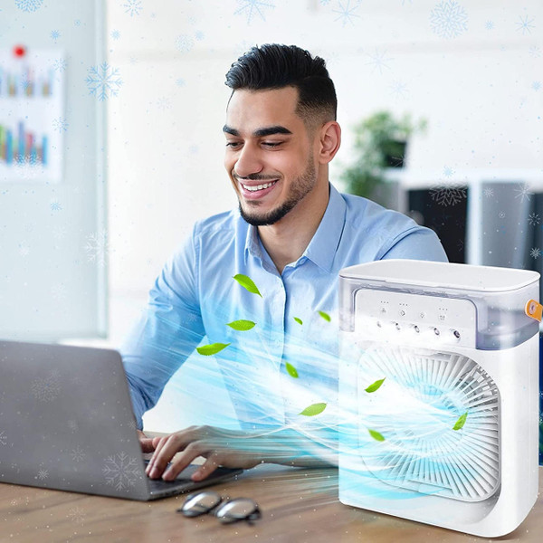 Ventilateur Brumisateur Portable USB 3 Vitesses 600ml – Image 13