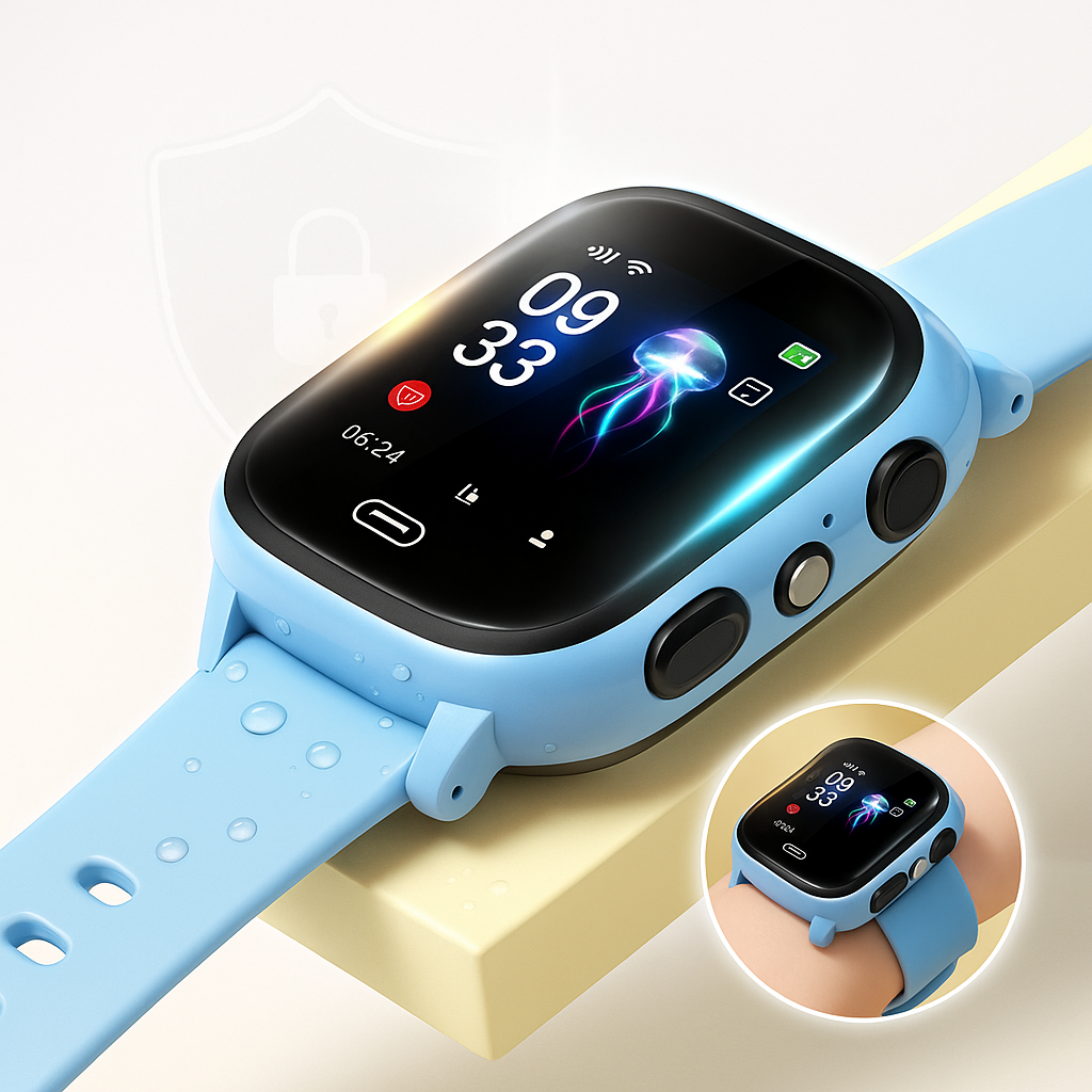 Montre enfant GPS appel vidéo 4G avec bouton SOS – Image 4