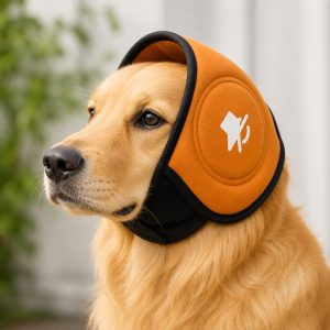 Cache-oreilles pour chien anti-stress rembourrés réglables