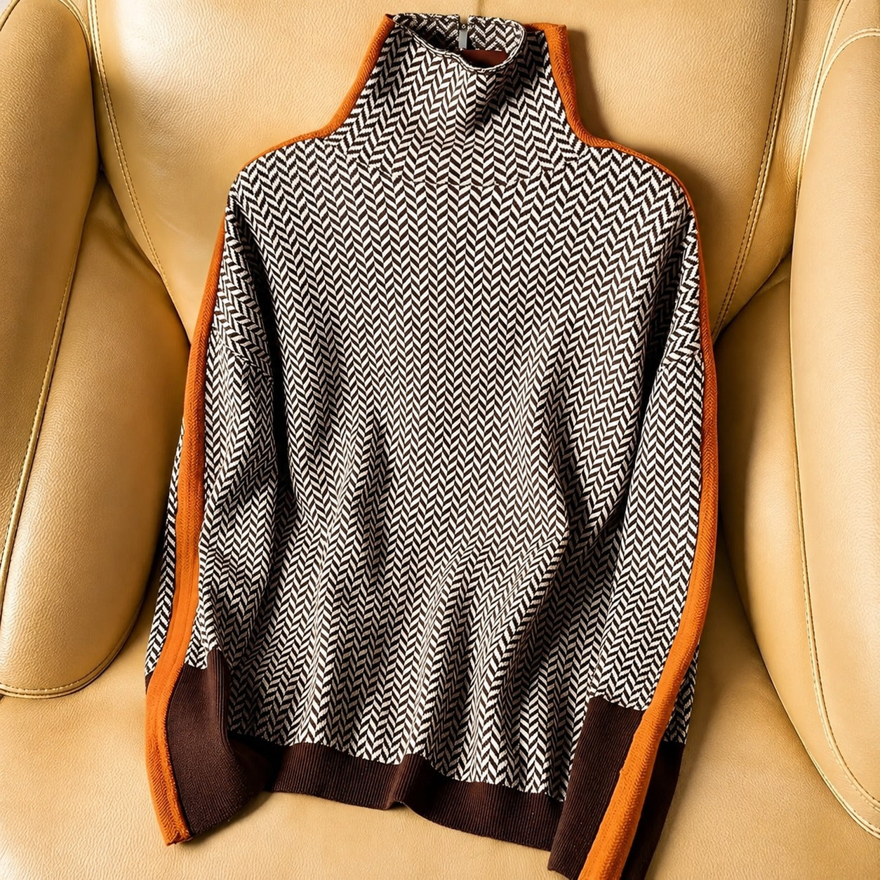 Col roulé femme doux et chaud pour confort durable – Image 2