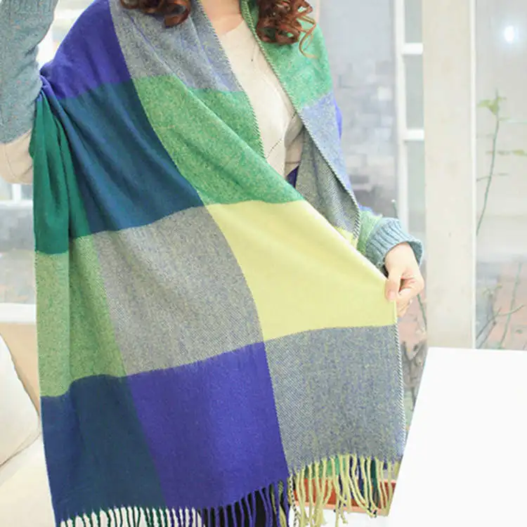 Écharpe femme cachemire fibres naturelles respirante – Image 6