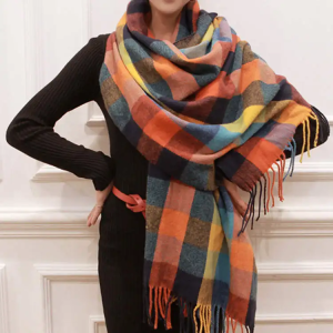 Écharpe femme cachemire fibres naturelles respirante