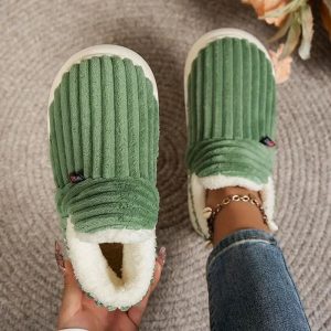 Chaussons Unisex microfibre semelle antidérapante