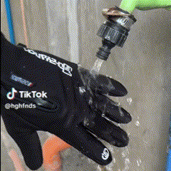 Gants unisexes polaire douce coupe-vent paume texturée – Image 3