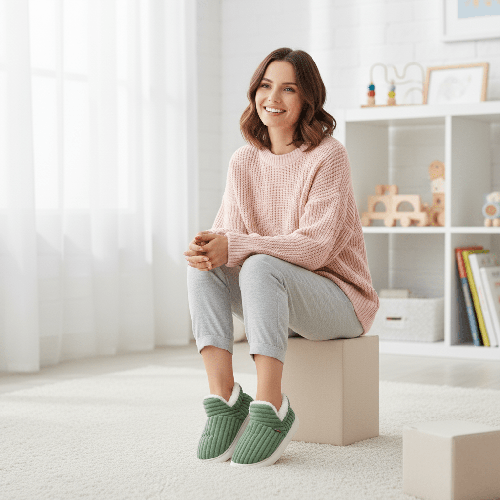 Chaussons Unisex microfibre semelle antidérapante – Image 11