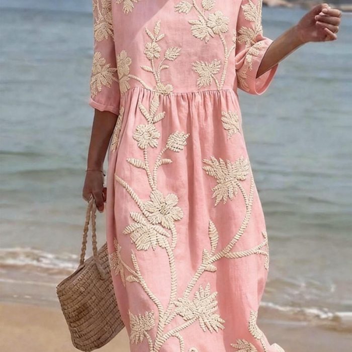 Livia___Elegantes_Besticktes_Midi_Kleid_2