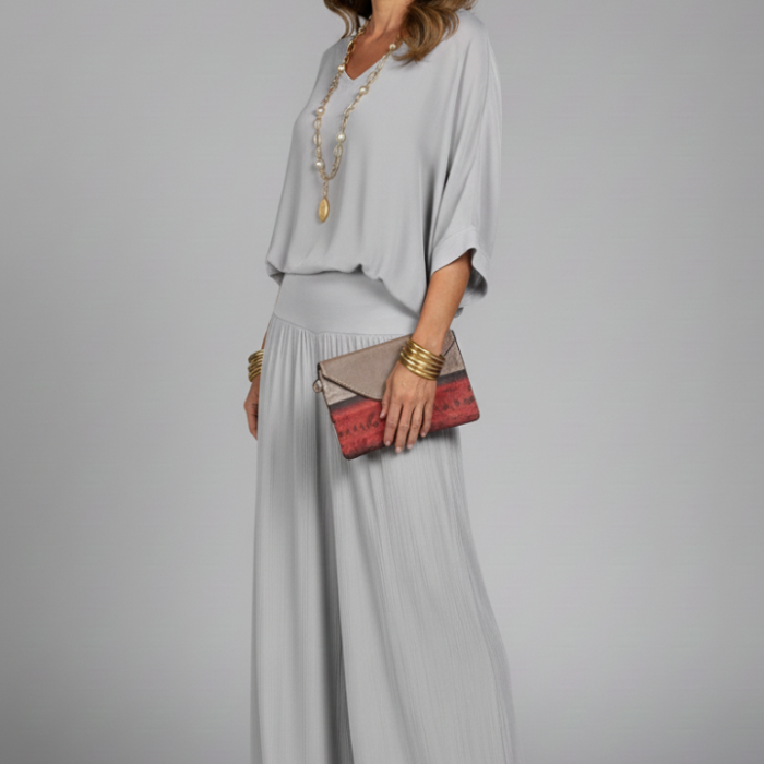 Women_sTwo-PieceSetwithTopandWide-LegChiffonTrousers_10
